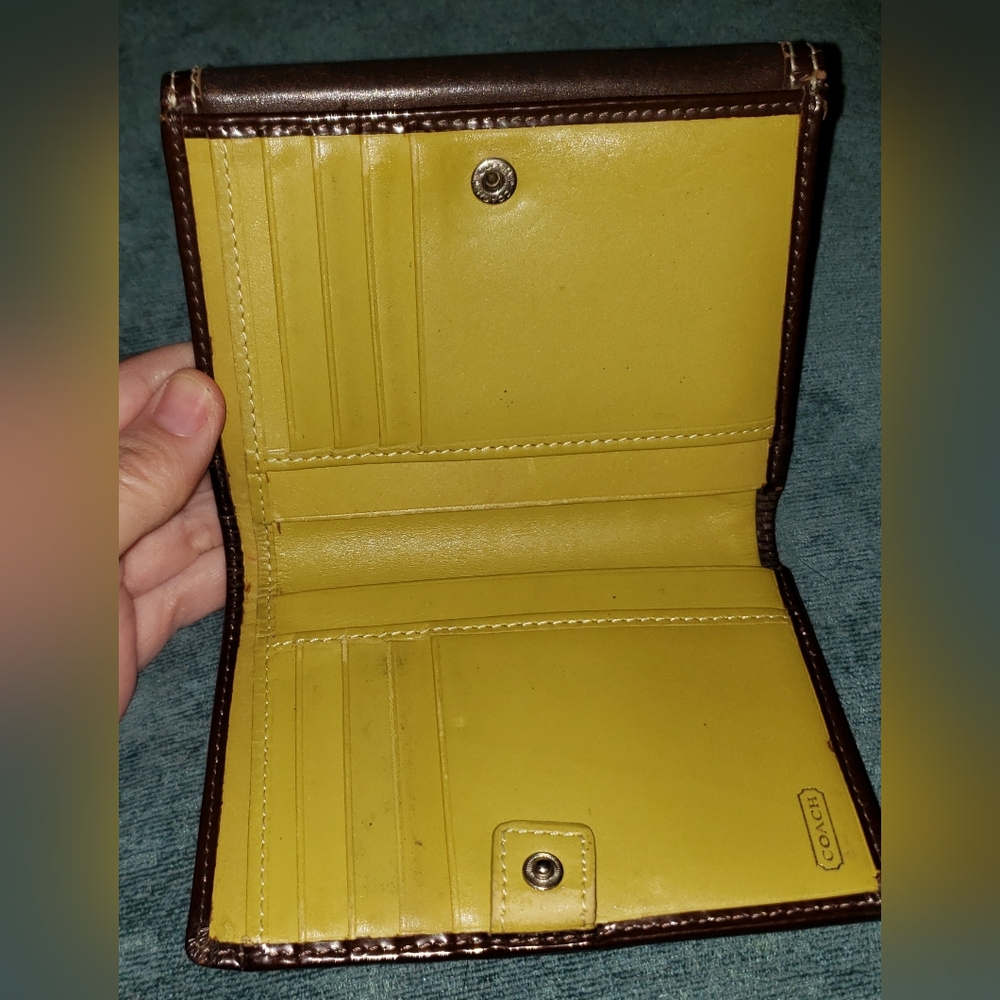 Coach Brown Leather Wallet